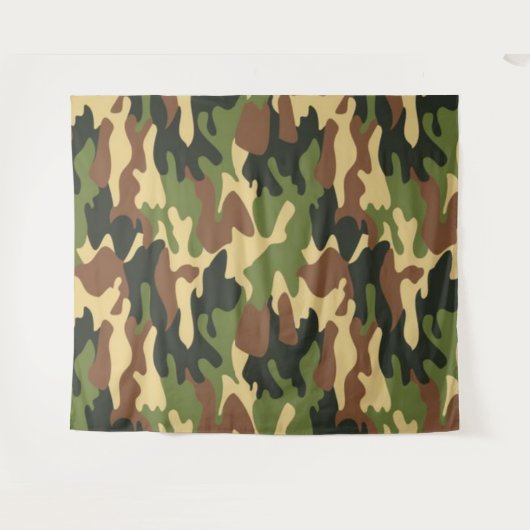 camouflage wandteppich (Vorderseite (Horizontal))