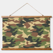 camouflage wandteppich mit holzrahmen (Vorderseite 2)