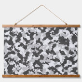 camouflage wandteppich mit holzrahmen (Vorderseite)