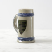 Camouflage-Wappen-Bier Stein Bierglas (Vorderseite Links)
