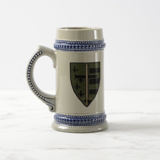 Camouflage-Wappen-Bier Stein Bierglas (Links)