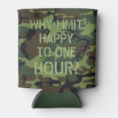 Camouflage, warum sich die Freude auf eine Stunde Dosenkühler (Vorderseite)