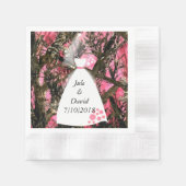 Camouflage Wedding Napkins Serviette (Vorderseite)