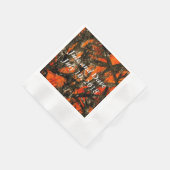 Camouflage Wedding Napkins Serviette (Ecke)