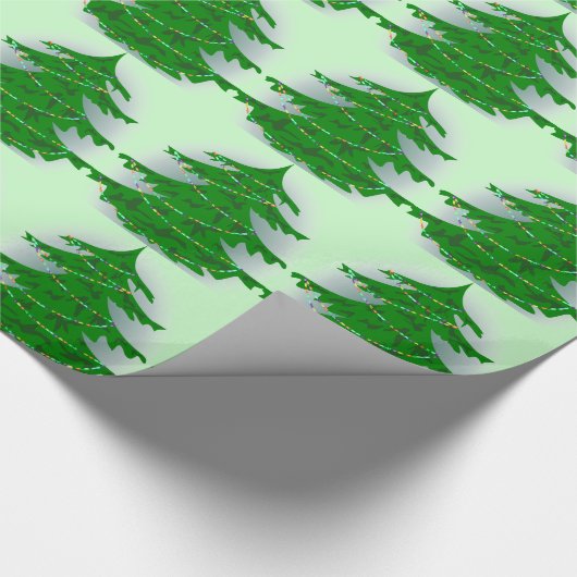 Camouflage-Weihnachtsbaum Geschenkpapier (Ecke)