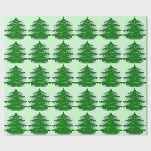 Camouflage-Weihnachtsbaum Geschenkpapier (Flach)