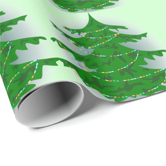 Camouflage-Weihnachtsbaum Geschenkpapier (Rolleneckpunkt)
