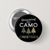 Camouflage Weihnachtsbäume Geschenk für Männer Trä Button (Vorne & Hinten)