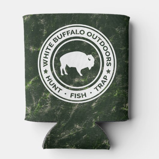 Camouflage Weißes Buffalo im Freien kühlt ab Dosenkühler (Rückseite)