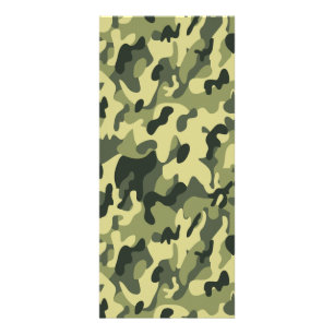 Camouflage Werbekarte