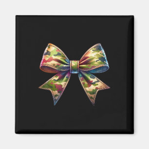 Camouflage Womens Coquette Bow Camouflage Bow Jagd Magnet