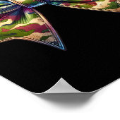 Camouflage Womens Coquette Bow Camouflage Bow Jagd Poster (Ecke)