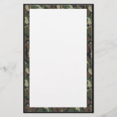 Camouflage Woodland Briefpapier (Vorderseite)