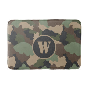 Camouflage Woodland Camouflage Khaki Tan Badematte