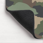 Camouflage Woodland Camouflage Khaki Tan Black Mousepad (Ecke)