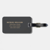 Camouflage Woodland Camouflage Khaki Tan Gepäckanhänger (Rückseite horizontal)