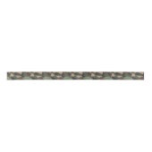 Camouflage Woodland Camouflage Khaki Tan Satinband (Vorderseite)