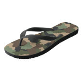 Camouflage Woodland Camouflage Military Khakan Tan Badesandalen (Schrägansicht)