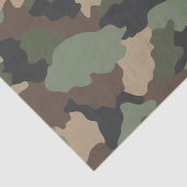 Camouflage Woodland Camouflage Military Khakan Tan Seidenpapier (Ausschnitt)