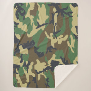 Camouflage Woodland Camouflage Sherpadecke