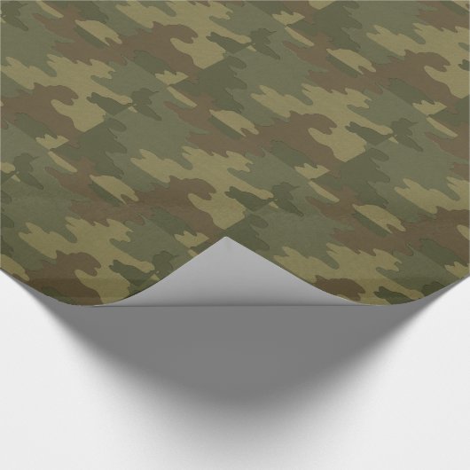 Camouflage Wrapping Paper Geschenkpapier (Ecke)
