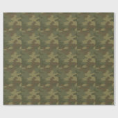 Camouflage Wrapping Paper Geschenkpapier (Flach)