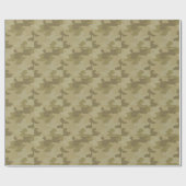Camouflage Wrapping Paper Geschenkpapier (Flach)