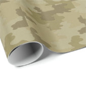 Camouflage Wrapping Paper Geschenkpapier (Rolleneckpunkt)