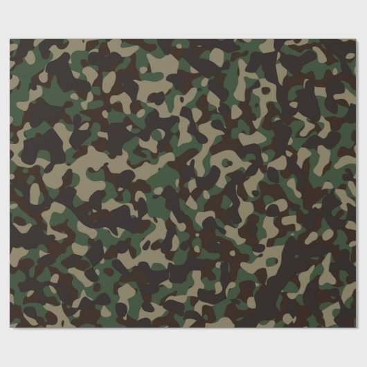 Camouflage-Wrapping-Papier Geschenkpapier (Flach)