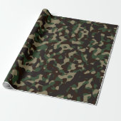 Camouflage-Wrapping-Papier Geschenkpapier (Ungerollt)
