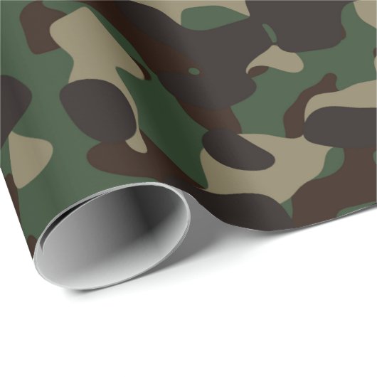 Camouflage-Wrapping-Papier Geschenkpapier (Rolleneckpunkt)