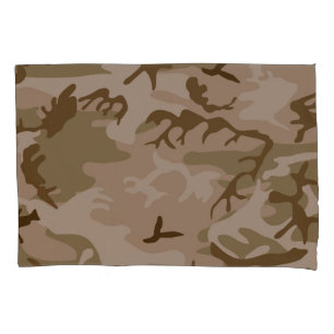 Camouflage Wüste Sand Kissenbezug