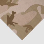 Camouflage Wüste Sand Seidenpapier (Detail)