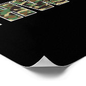 Camouflage Yhwh Yahweh Christliche Camouflage Jagd Poster (Ecke)