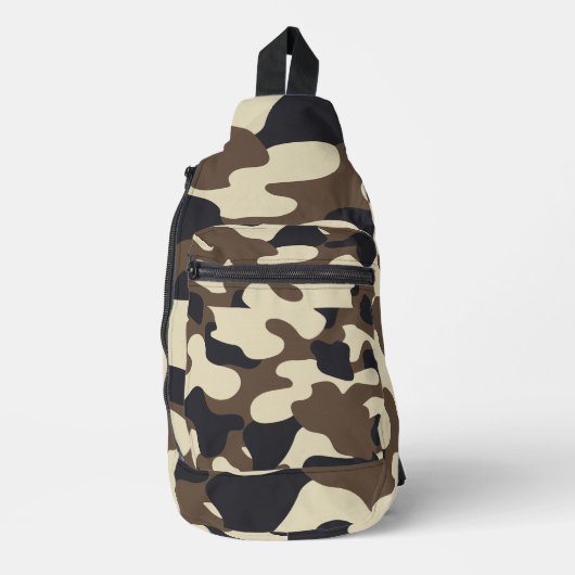 Camouflage Zubehör Crossbody Bag (Vorderseite)