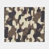 Camouflage Zubehör Fleecedecke (Vorderseite (Horizontal))