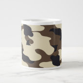 Camouflage Zubehör Jumbo-Tasse (Vorderseite)