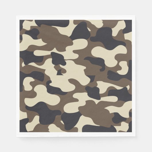 Camouflage Zubehör Serviette (Vorderseite)