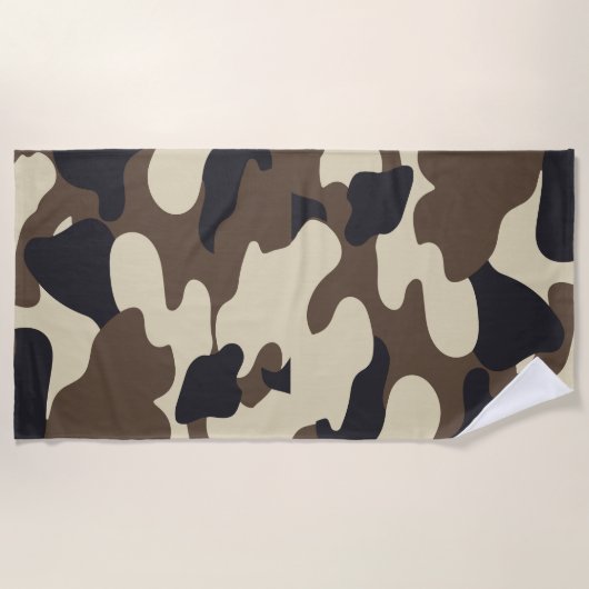 Camouflage Zubehör Strandtuch (Vorderseite)