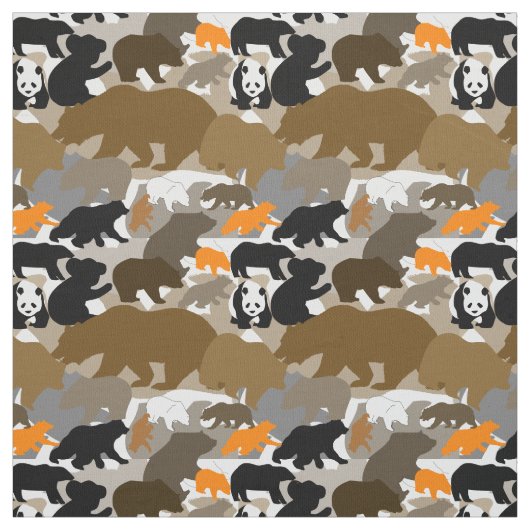 Camouflagebär Stoff (Muster)