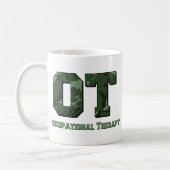 Camouflagen dunkelgrün kaffeetasse (Links)