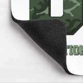 Camouflagen dunkelgrün mousepad (Ecke)