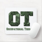 Camouflagen dunkelgrün mousepad (Mit Mouse)