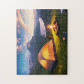 Camp Art Quiet Campingplatz 2 Foto Puzzles Interne (Vertikal)