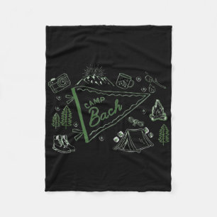 Camp Bach Abenteuer Camping Junggesellinnenabschie Fleecedecke