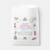 Camp Bach Bachelorette Weekend Party Survival Kit Geschenktütchen (Vorderseite)