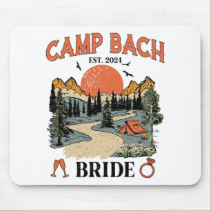 Camp Bach Braut Wandern Camping Junggesellinnenabs Mousepad