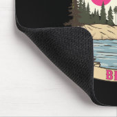Camp Bach Bride Bridesmaid Retro Camping Bachelore Mousepad (Ecke)