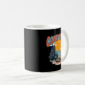 Camp Bach Bride Squad 2025 Retro Camping Bachelore Kaffeetasse (VorderseiteRechts)