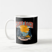 Camp Bach Bride Squad 2025 Retro Camping Bachelore Kaffeetasse (Links)